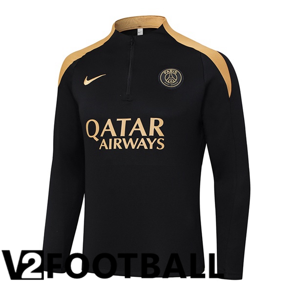 Paris PSG Training Sweatshirt Black 2024/2025