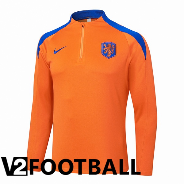 Netherlands Training Sweatshirt Orange 2024/2025