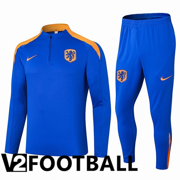 Netherlands kit Training Tracksuit Blue 2024/2025