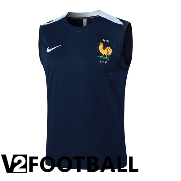 France Soccer Vest Blue Royal 2024/2025