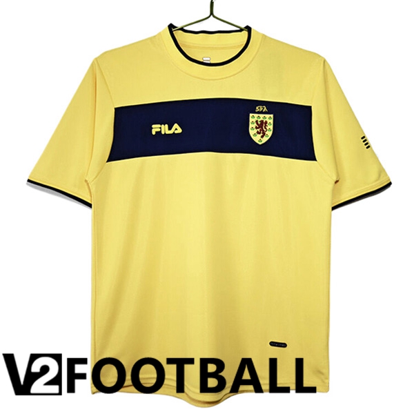 Scotland Retro Away Soccer Shirt 2002
