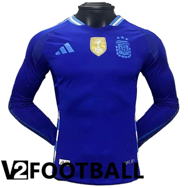 Argentina Away Soccer Shirt Long sleeve 2024/2025