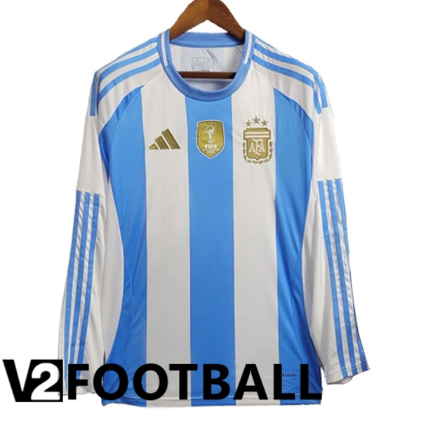 Argentina Home Soccer Shirt Long sleeve 2024/2025