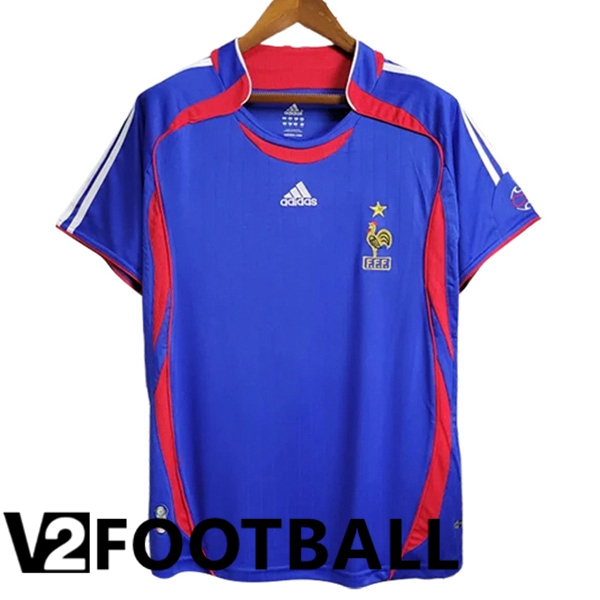 France Retro Home Soccer Shirt 2006