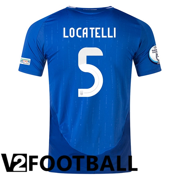 Italy (LOCATELLI 5) Home Soccer Shirt 2024/2025