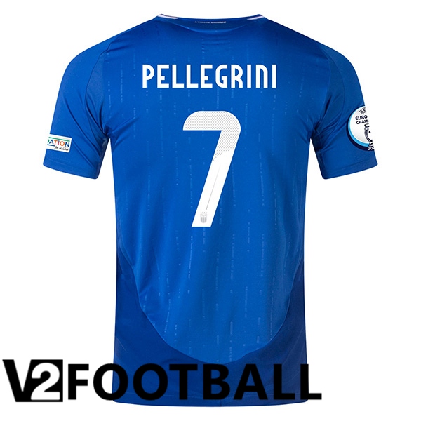 Italy (PELLEGRINI 7) Home Soccer Shirt 2024/2025