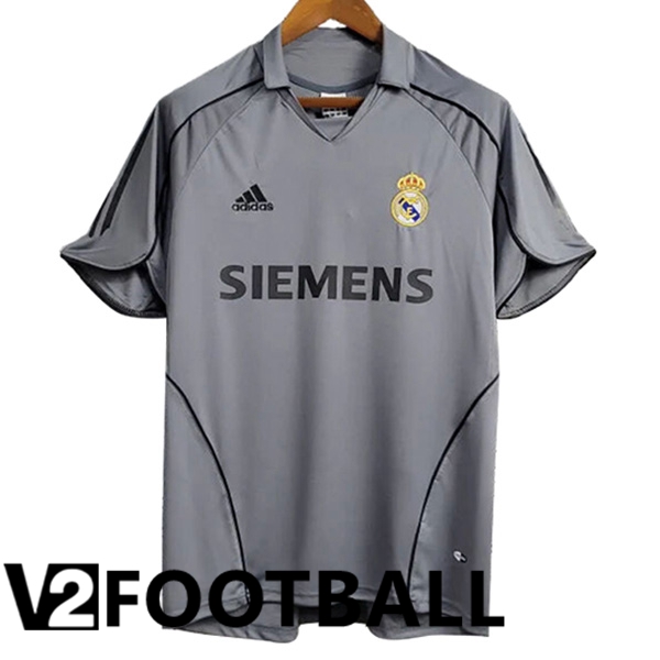 Real Madrid Retro Away Soccer Shirt 2 2005/2006