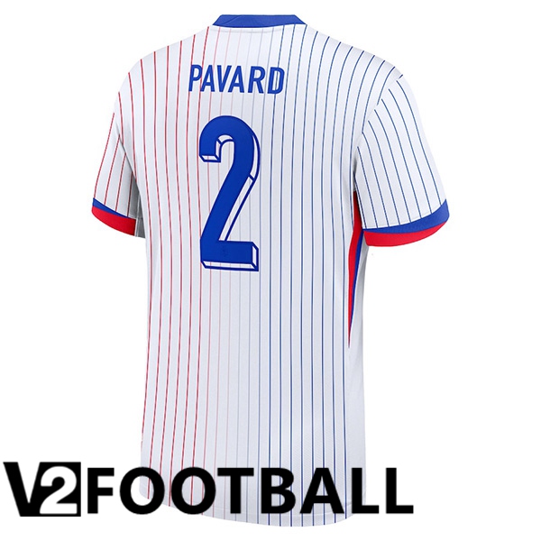 France (PAVARD 2) Away Soccer Shirt 2024/2025