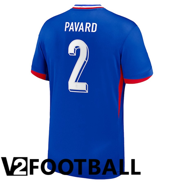 France (PAVARD 2) Home Soccer Shirt 2024/2025