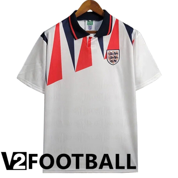 England Retro Home Soccer Shirt 1992