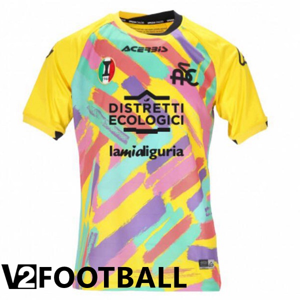 Spezia Calcio Third Shirts Yellow 2022/2023