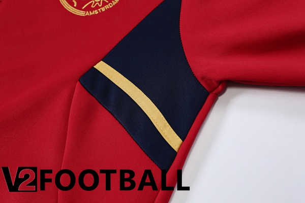 Afc Ajax Training Jacket Suit Red 2022/2023