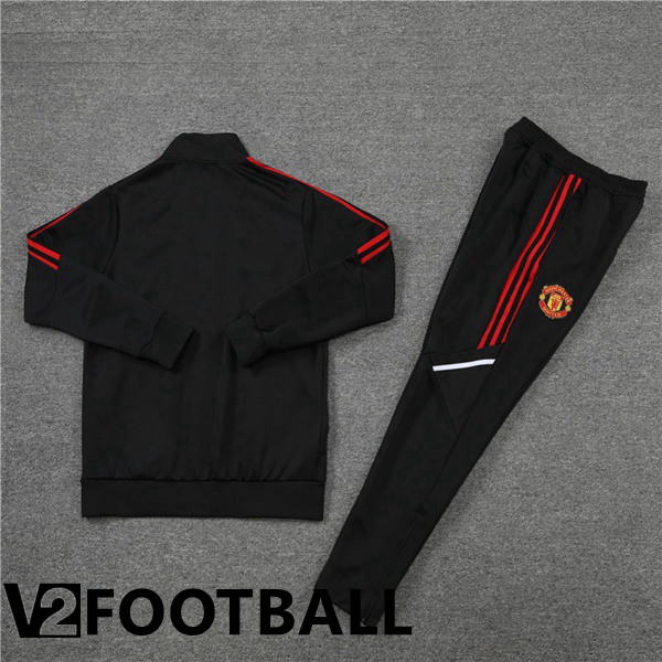 Manchester United Training Jacket Suit Black 2022/2023