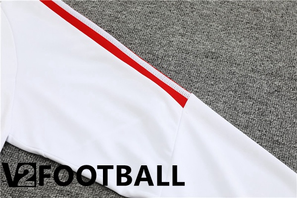 Bayern Munich High collar Training Tracksuit White 2022/2023