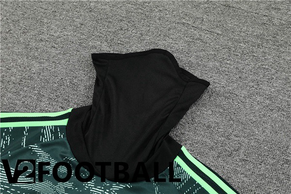 Real Madrid High collar Training Jacket Suit Green 2022/2023