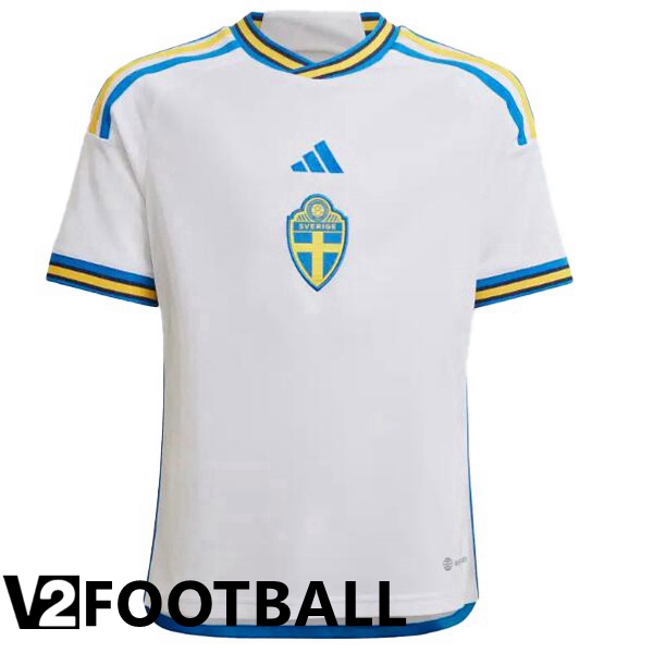 Sweden Away Shirts White 2023/2023
