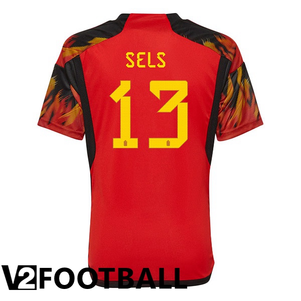Belgium (SELS 13) Home Shirts Red 2023/2023