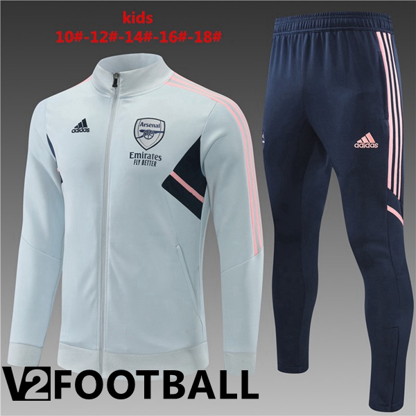 Arsenal Kids Training Jacket Suit Grey 2022/2023