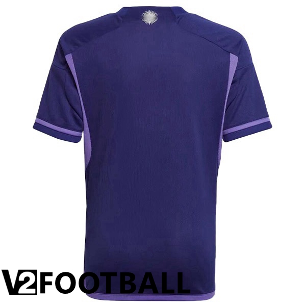 Argentina Away Shirts Purple World Cup 2022