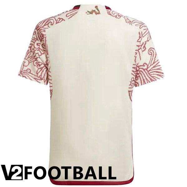 Mexico Away Shirts White Red World Cup 2022