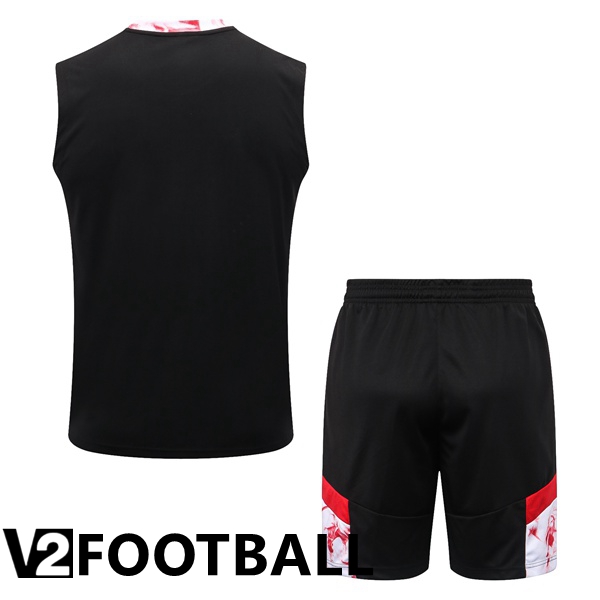 AC Milan Football Vest + Shorts Black White 2022/2023
