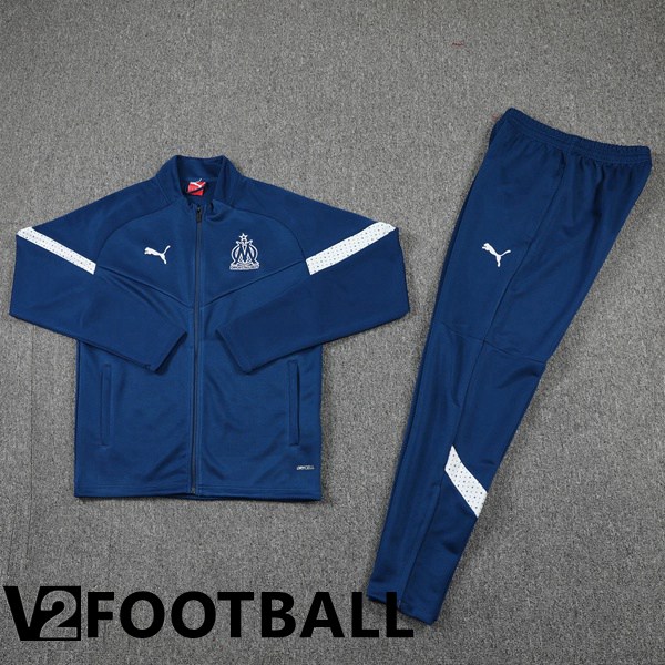 Olympique MarseilleTraining Jacket Suit Royal Blue 2022/2023