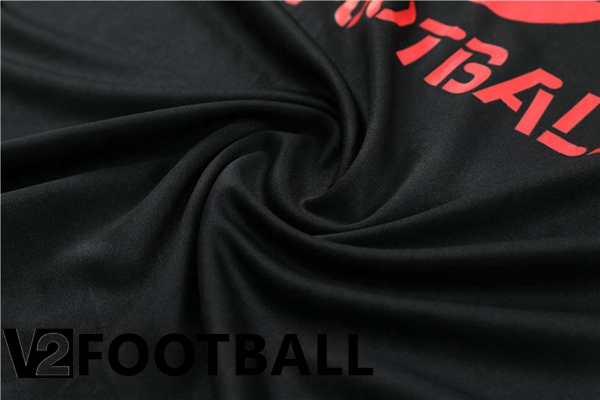 AC Milan Training T Shirt + Shorts Black 2022/2023