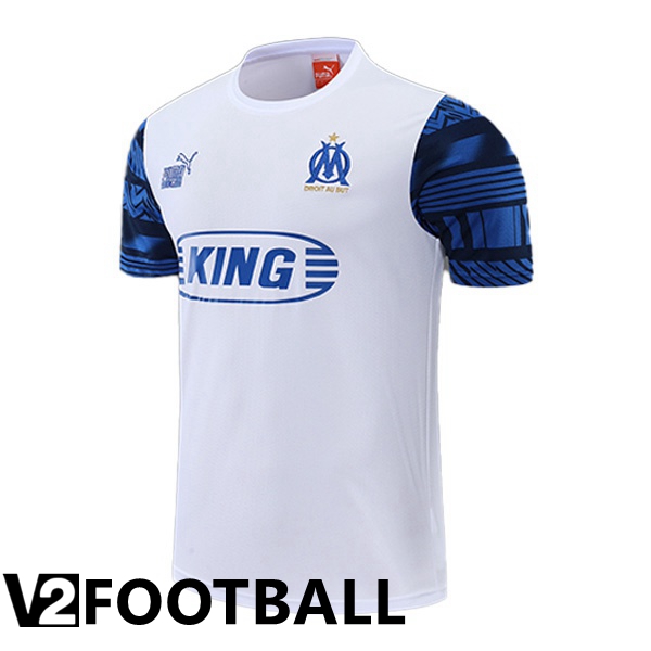 Olympique MarseilleTraining T Shirt White 2022/2023