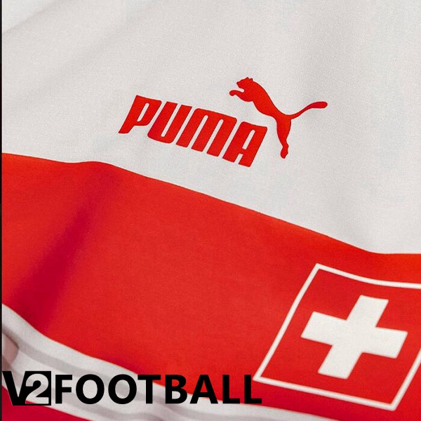 Switzerland Away Shirts White World Cup 2022