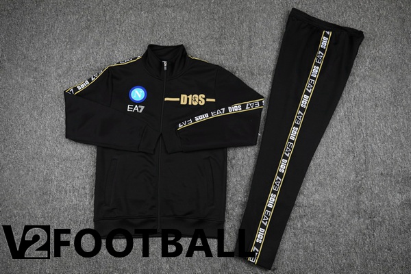 SSC Napoli Training Jacket Suit Black 2022/2023