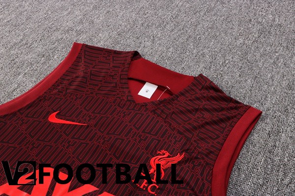 FC Liverpool Football Vest + Shorts Red 2022/2023