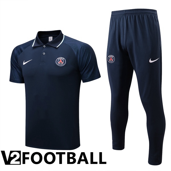 Paris Saint Germain Polo Shirts + Pants Royal Blue 2022/2023