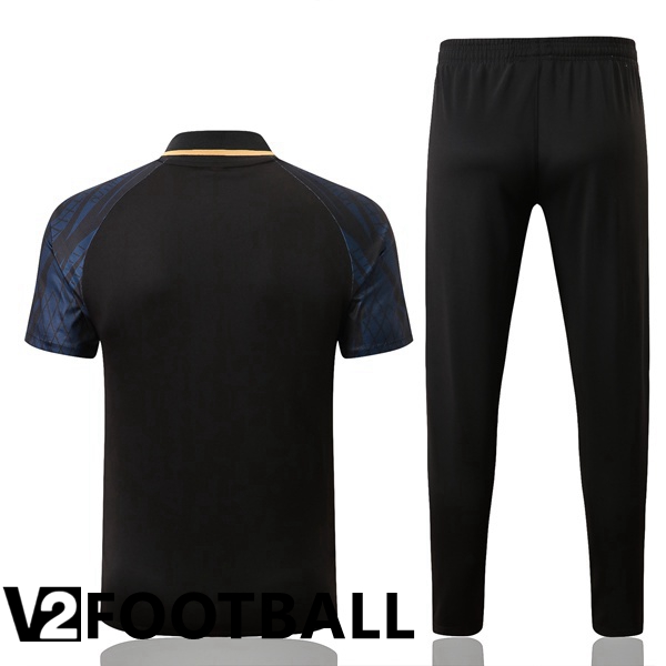 Portugal Polo Shirts + Pants Black 2022/2023
