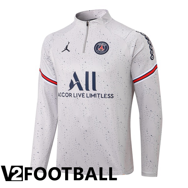 JORDAN Paris Saint Germain Training Sweatshirt Grey 2022/2023