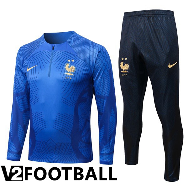 France Training Tracksuit Blue 2022/2023