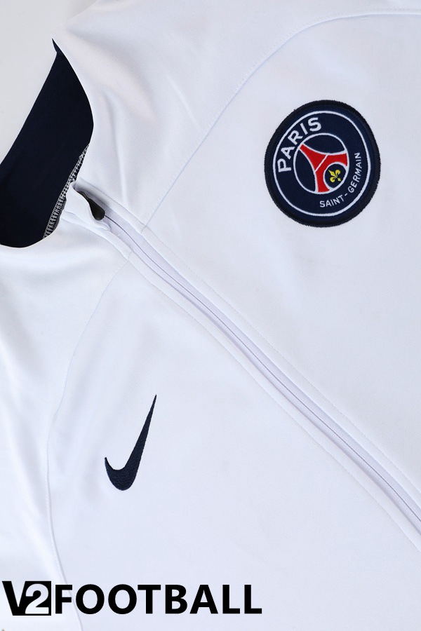 Paris Saint Germain Training Jacket Suit White 2022/2023