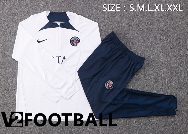 Paris Saint Germain Training Tracksuit White 2022/2023