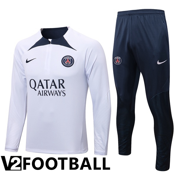 Paris Saint Germain Training Tracksuit White 2022/2023