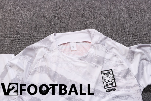 South Korea Training T Shirt + Pants White 2022/2023