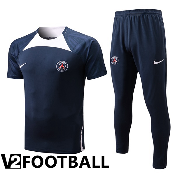Paris Saint Germain Training T Shirt + Pants Black 2022/2023
