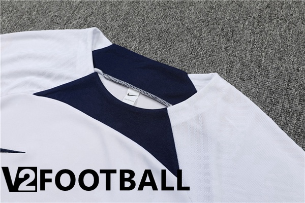 Paris Saint Germain Training T Shirt + Shorts White 2022/2023