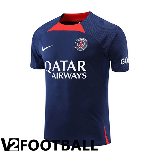 Paris Saint Germain Training T Shirt Blue 2022/2023