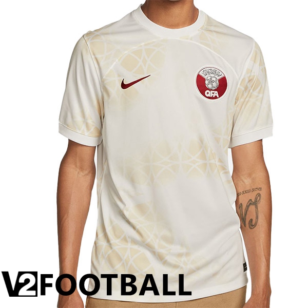Qatar Away Shirts White 2023/2023