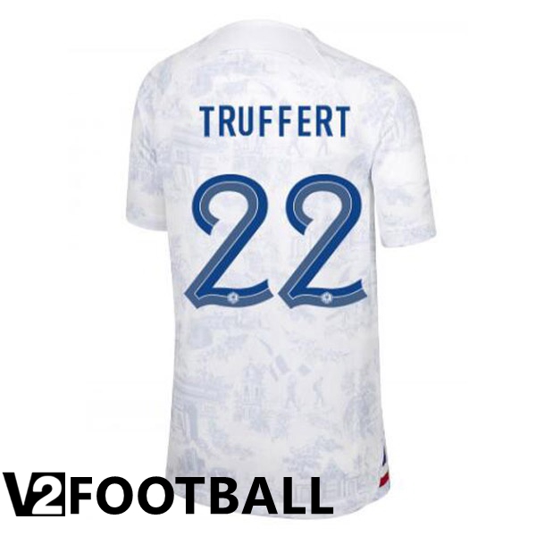 France (TRUFFERT 22) Away Shirts White 2023/2023