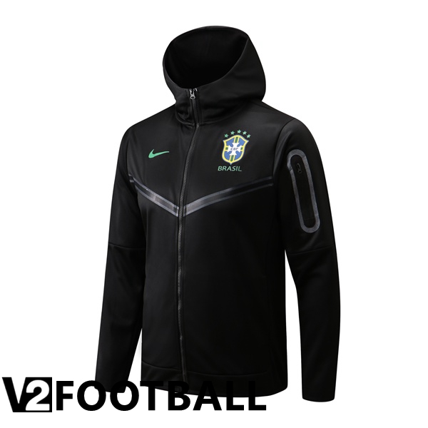 Brazil Training Jacket Hoodie Black 2022/2023