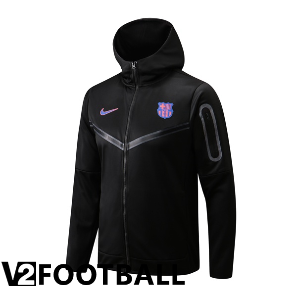 FC Barcelona Training Jacket Hoodie Black 2022/2023
