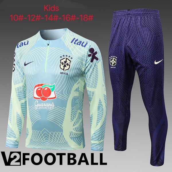 FC Barcelona Kids Training Jacket Suit Green 2022/2023