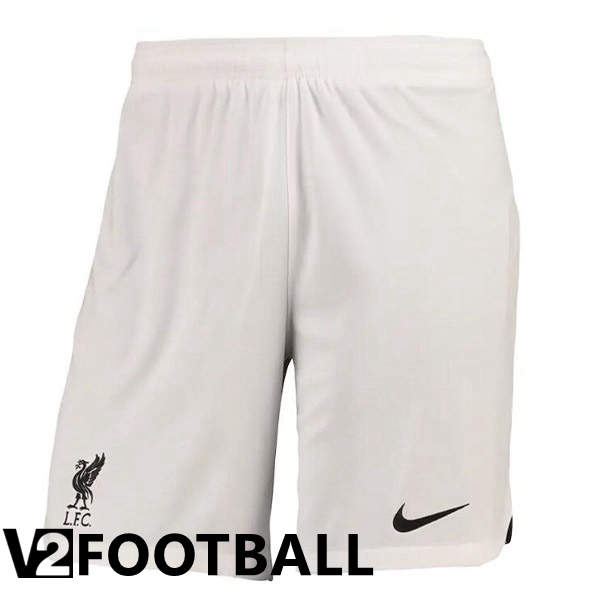 FC Liverpool Soccer Shorts Away White 2022/2023