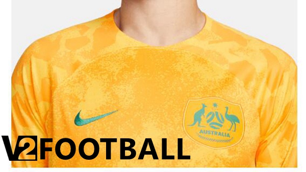 Australia Home Shirts Yellow World Cup 2022