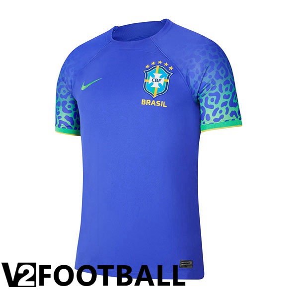 Brazil Away Shirts Blue World Cup 2022